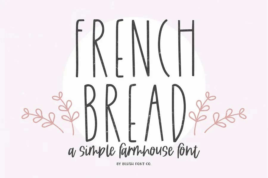 French Bread — whimsical font preview