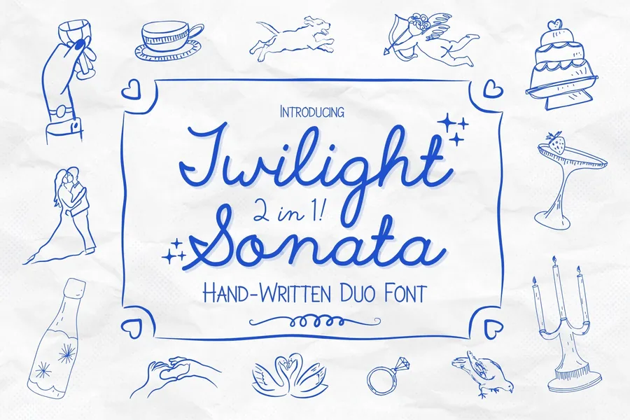 Twilight Sonata — whimsical font preview