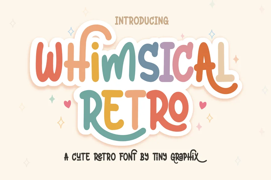 Whimsical Retro — whimsical font preview