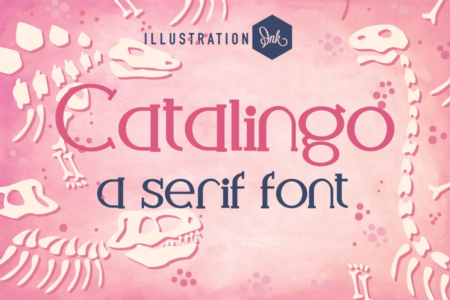 Zp Catalingo Fn — whimsical font preview