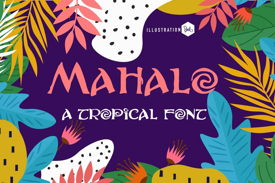 Zp Mahalo Fn — whimsical font preview